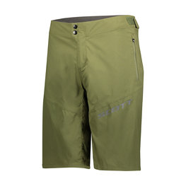 SCOTT Pantaloni scurți de ciclism fără bretele - ENDURANCE LS/FIT - verde