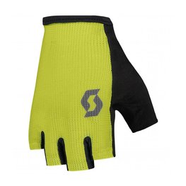 SCOTT Mănuși de ciclism fără degete - ASPECT SPORT GEL SF - negru/galben