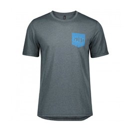 SCOTT Tricou de ciclism cu mânecă scurtă - TRAIL FLOW DRI - albastru