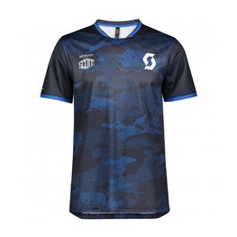 SCOTT Tricou de ciclism cu mânecă scurtă - TRAIL FLOW - albastru