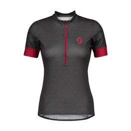 SCOTT Tricou de ciclism cu mânecă scurtă - ENDURANCE 20 LADY - roz/gri