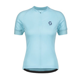 SCOTT Tricou de ciclism cu mânecă scurtă - ENDURANCE 10 LADY - albastru deschis