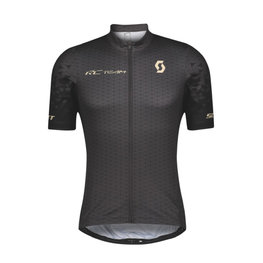 SCOTT Tricou de ciclism cu mânecă scurtă - RC TEAM 10 - gri/bej