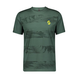 SCOTT Tricou de ciclism cu mânecă scurtă - TRAIL FLOW - verde