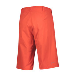 SCOTT Pantaloni scurți de ciclism fără bretele - TRAIL FLOW - roșu