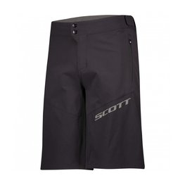 SCOTT Pantaloni scurți de ciclism fără bretele - ENDURANCE LS/FIT W/PAD - negru