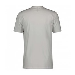 SCOTT Tricou de ciclism cu mânecă scurtă - ICON SS - alb/negru