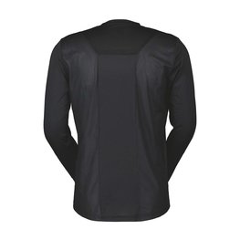 SCOTT Tricou de ciclism cu mânecă lungă de vară - TRAIL FLOW LS - negru/gri