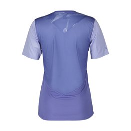 SCOTT Tricou de ciclism cu mânecă scurtă - TRAIL VERTIC SS LADY - albastru deschis/albastru