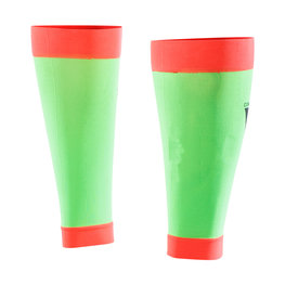 SIX2 Încălzitoare de genunchi pentru ciclism - CALF - roșu/verde