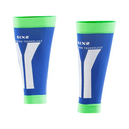 SIX2 Încălzitoare de genunchi pentru ciclism - CALF - albastru/verde