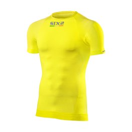 SIX2 Tricou de ciclism cu mânecă scurtă - TS1 - galben