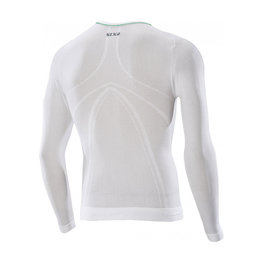 SIX2 Tricou de ciclism cu mânecă lungă - TS2L SUPERLIGHT - alb