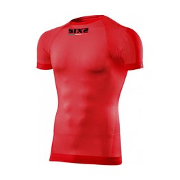 SIX2 Tricou de ciclism cu mânecă scurtă - TS1 II - roșu