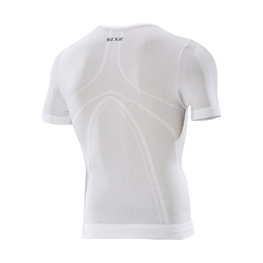 SIX2 Tricou de ciclism cu mânecă scurtă - TS1L SUPERLIGHT - alb