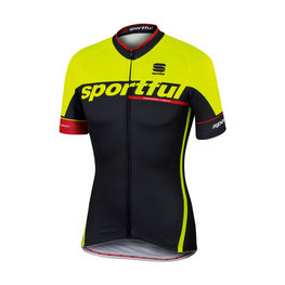 SPORTFUL Tricou de ciclism cu mânecă scurtă - SC TEAM - negru/galben
