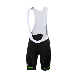 SPORTFUL Pantaloni scurți de ciclism cu bretele - GIRO - verde/negru