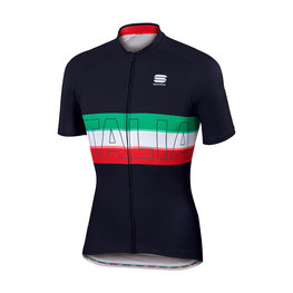SPORTFUL Tricou de ciclism cu mânecă scurtă - ITALIA - negru