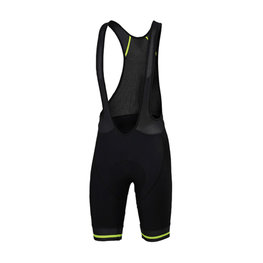 SPORTFUL Pantaloni scurți de ciclism cu bretele - CLASSIC RACE - negru/galben