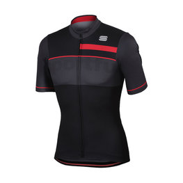SPORTFUL Tricou de ciclism cu mânecă scurtă - SQUADRA CORSE - roșu/gri/negru