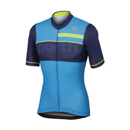 SPORTFUL Tricou de ciclism cu mânecă scurtă - SQUADRA CORSE - galben/albastru/albastru deschis