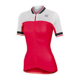 SPORTFUL Tricoul de ciclism fără mâneci - GRACE LADY - alb/roșu