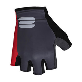 SPORTFUL Mănuși de ciclism fără degete - BODYFIT PRO - roșu/gri