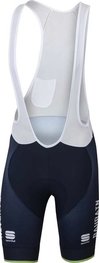 SPORTFUL Pantaloni scurți de ciclism cu bretele - BAHRAIN MERIDA 2017 - albastru