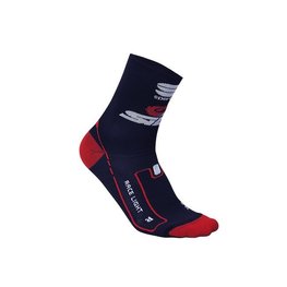 SPORTFUL Șosete clasice de ciclism - BAHRAIN MERIDA 2018 - roșu/albastru