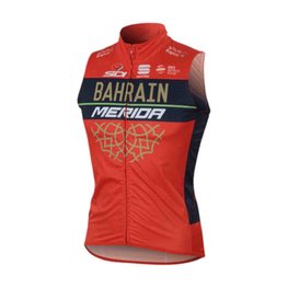 SPORTFUL Vestă de ciclism - BAHRAIN MERIDA 2018 - albastru/roșu