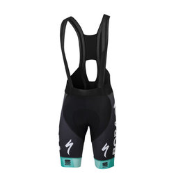 SPORTFUL Pantaloni scurți de ciclism cu bretele - BORA HANSGROHE 2018 - negru