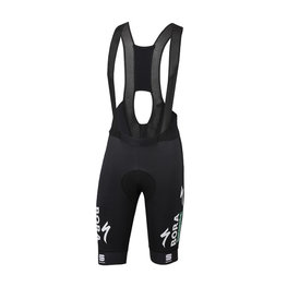 SPORTFUL Pantaloni scurți de ciclism cu bretele - BORA HANSGROHE 2018 - negru