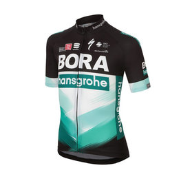 SPORTFUL Tricou de ciclism cu mânecă scurtă - BORA 2020 KIDS - verde/negru