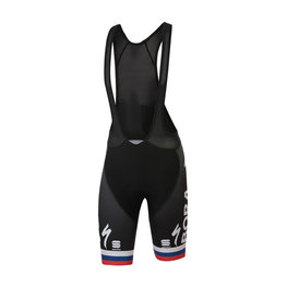SPORTFUL Pantaloni scurți de ciclism cu bretele - BORA HANSGROHE 2020 - negru/multicolor