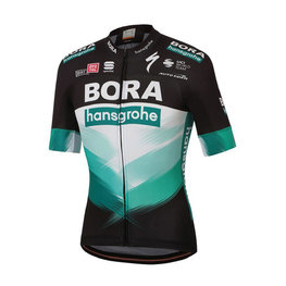 SPORTFUL Tricou de ciclism cu mânecă scurtă - BORA HANSGROHE 2020 - verde/negru