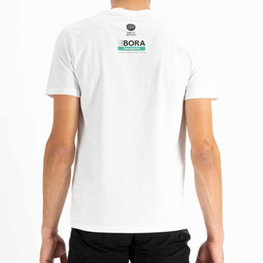 SPORTFUL Tricou de ciclism cu mânecă scurtă - BORA HANSGROHE FAN - alb