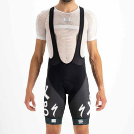 SPORTFUL Pantaloni scurți de ciclism cu bretele - BORA HANSGROHE 2021 - negru