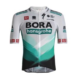 SPORTFUL Tricou de ciclism cu mânecă scurtă - BORA HANSGROHE 2021 - verde/gri