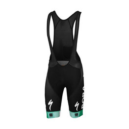 SPORTFUL Pantaloni scurți de ciclism cu bretele - BORA HANSGROHE 2019 - verde/negru