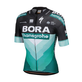 SPORTFUL Tricou de ciclism cu mânecă scurtă - BORA HANSGROHE 2019 - verde/negru