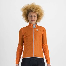 SPORTFUL Jachetă rezistentă la vânt de ciclism - HOT PACK EASYLIGHT W - portocaliu