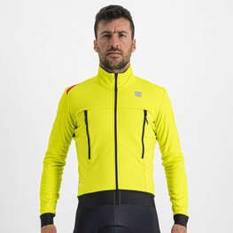 SPORTFUL Jachetă termoizolantă de ciclism - FIANDRE WARM - galben