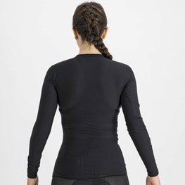 SPORTFUL Tricou de ciclism cu mânecă lungă - BODYFIT PRO WOMAN - negru