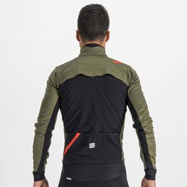 SPORTFUL Jachetă rezistentă la vânt de ciclism - FIANDRE PRO MEDIUM - verde/negru