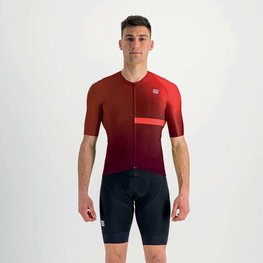SPORTFUL Tricou de ciclism cu mânecă scurtă - BOMBER - roșu