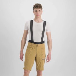 SPORTFUL Pantaloni scurți de ciclism fără bretele - GIARA - maro