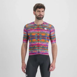 SPORTFUL Tricou de ciclism cu mânecă scurtă - GLITCH BOMBER - verde