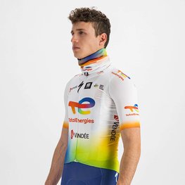 SPORTFUL Guler de ciclism - TOTAL ENERGIES 2022 - portocaliu/alb/albastru/galben