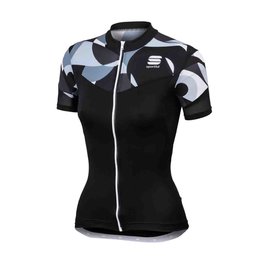 SPORTFUL Tricou de ciclism cu mânecă scurtă - PRIMAVERA LADY - alb/negru