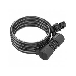 SYNCROS lacăt bicicletă - MASSET COIL LOCK - negru